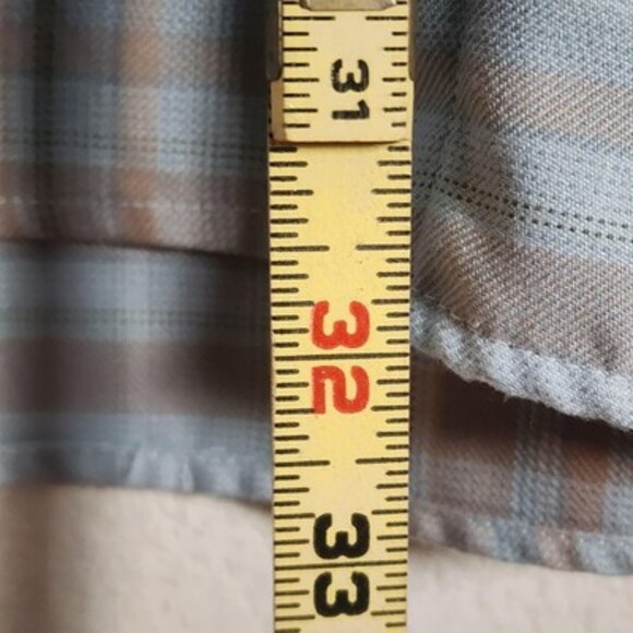 Dixxon Flannel Shirt Mens XL Blue Plaid The Malibu Snap Front Western - Picture 9 of 10